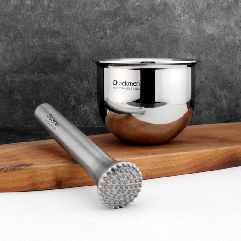 Chockmen Zhuodeming 18 / 10 molino de acero inoxidable para moler el tanque de molienda de la medicina doméstica para moler la pasta de molienda