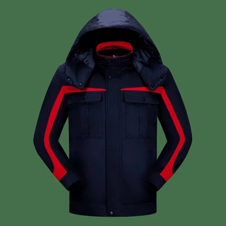 源头厂家工作服棉衣冬季加厚保暖劳保服汽修厂定制可拆卸内胆棉服