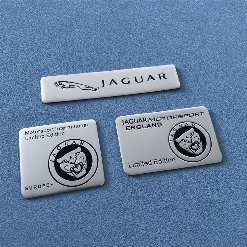 Suitable for Jaguar F-PACE car stickers, XJL car emblems, XFL rear tail emblems, XEL body stickers, and car modification metal stickers