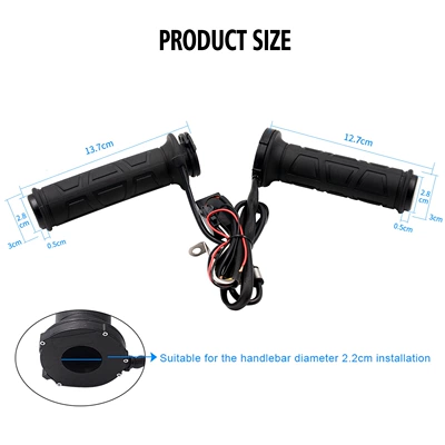 Handlehold cover grips, electric heating grips