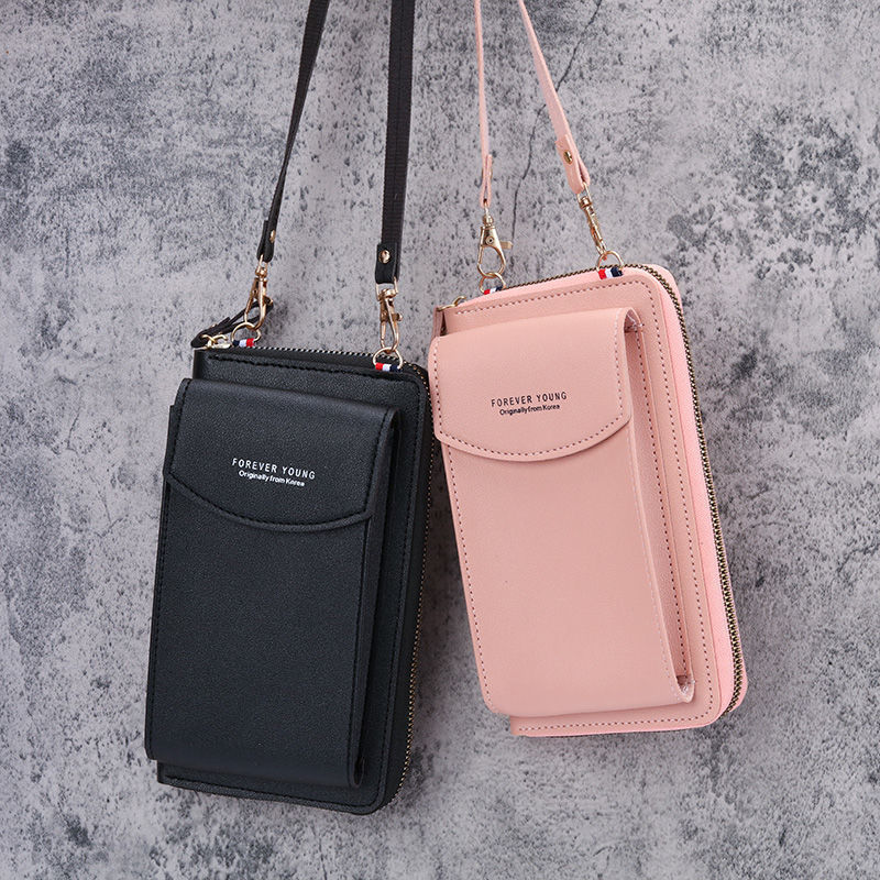 Women's Vertical Wallet, Large Capacity Crossbody Phone Bag, Small Makeup Bag with Zipper, Trendy Crossbody Bag Women's Vertical Wallet, Large Capacity Crossbody Phone Bag, Small Makeup Bag with Zipper, Trendy Crossbody Bag