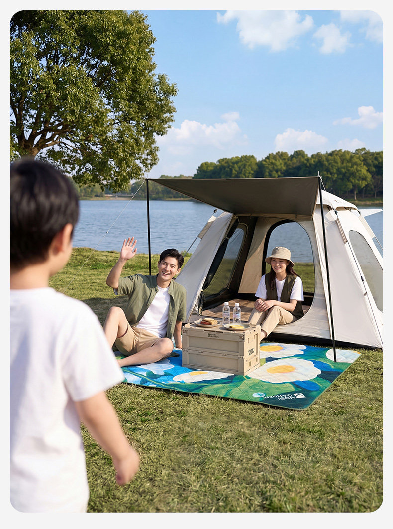 Mugod Automatic Tent Outdoor Fully Automatic Quick-Opening Portable Sunproof Rainproof Camping Park Tent