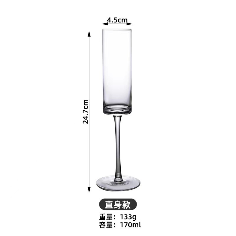 Bloggers franceses ins pies altos tazas de champagne espumantes tazas de vino dulce románticas sensación de ceremonia de vino copa de cóctel