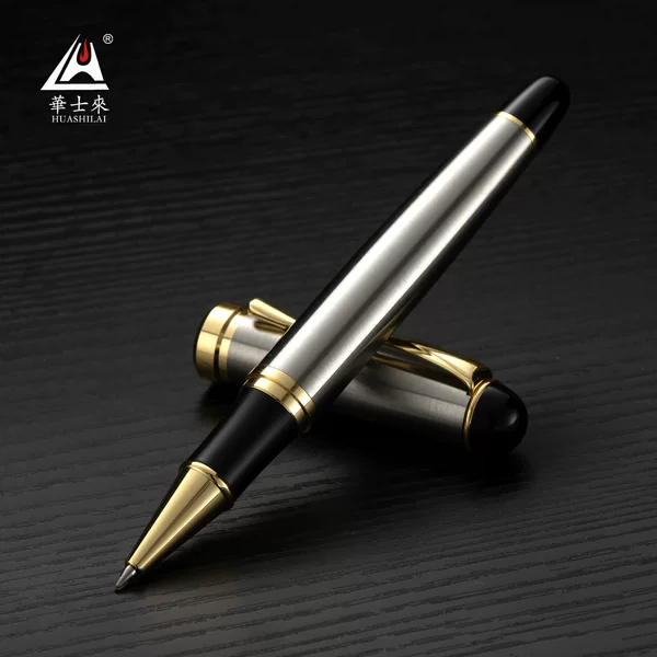 Manufacturer Wholesale Metal Heavy Feel 0.5m Signature Pen Business Advertising Gift Signature Orb Pen Printed Logo