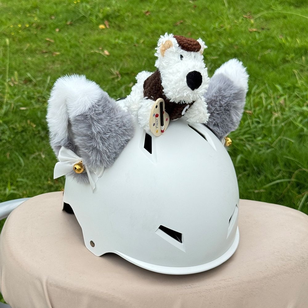 【Cute Puppy】Flash Sale Helmet Decoration Stitch Electric Vehicle Helmet Decoration Recommended by Delivery Drivers