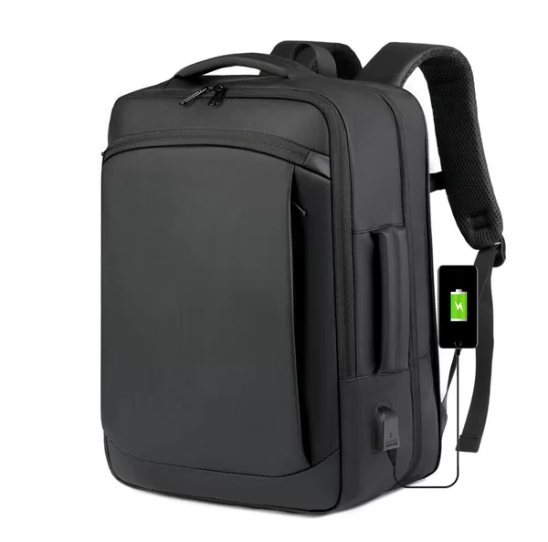 Backpack Men's Business Travel Simple Large Capacity Travel Computer Backpack Commuter Business Leisure Schoolbag Male High School Students