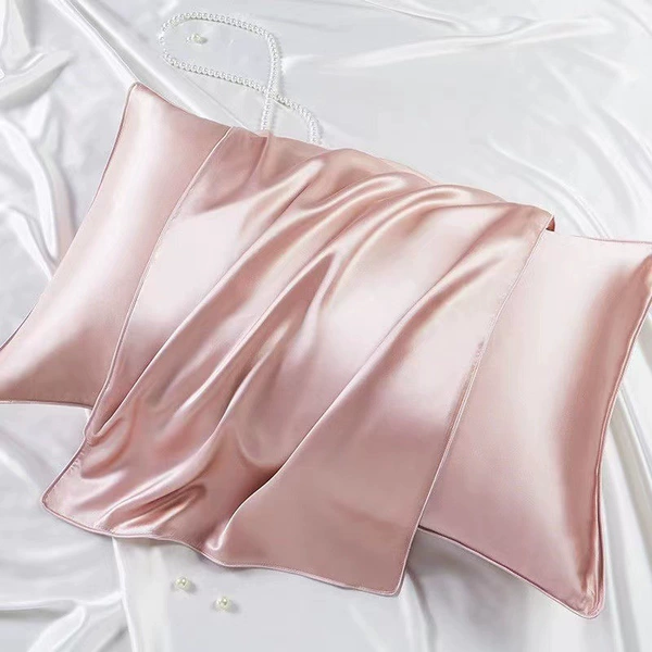 Real silk pillow cover [single person] -xiangrou powder
