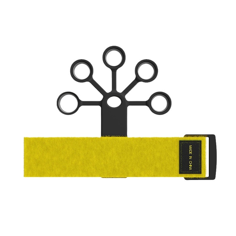 Entrenador de dedo de silicona Entrenador de dedo de tensión de muñeca de 5 dedos Rehabilitación de flexión y extensión Entrenador de venas