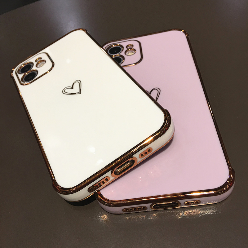 Heart Pattern Candy Color Mobile Phone Case Wholesale Cheap Rs-flyfishing Products display picture 12