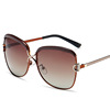 Retro fashionable advanced sunglasses, glasses, European style, high-quality style, wholesale