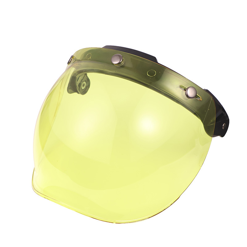 Visera de Burbuja para Casco de Motocicleta Tres Botones PC TPU Resistente a Arañazos image 11