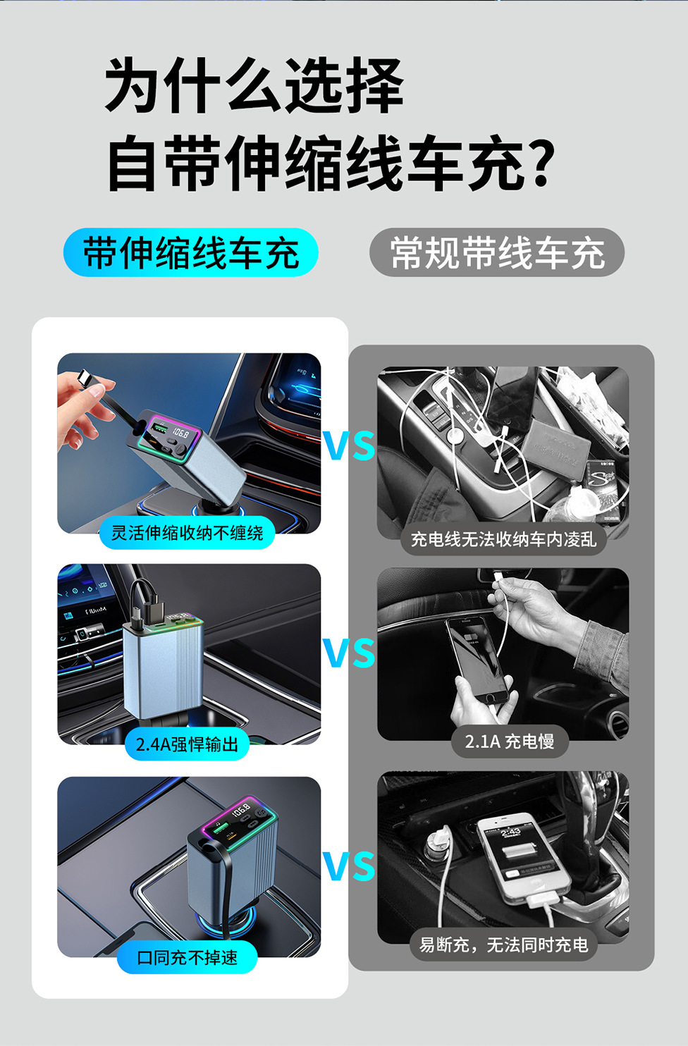 Car Bluetooth Charger PD30W Car Super Fast Charge Cigarette Light Retractable Wire Conversion Plug Flash Charge