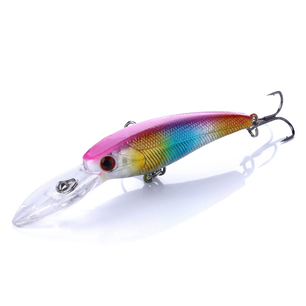 Fishing lure (HENGJIA) minnow 9 cm 8 g, realistic bionic bait, multiple colors, treble hooks