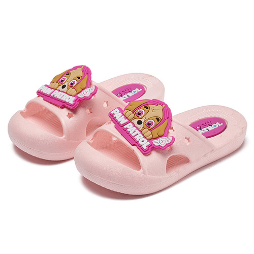 Paw Paw Team Children's Slippers Indoor Non-Slip Home Baby Girl New Cartoon Beach Shoes Boys Toddler Baotou Shoes