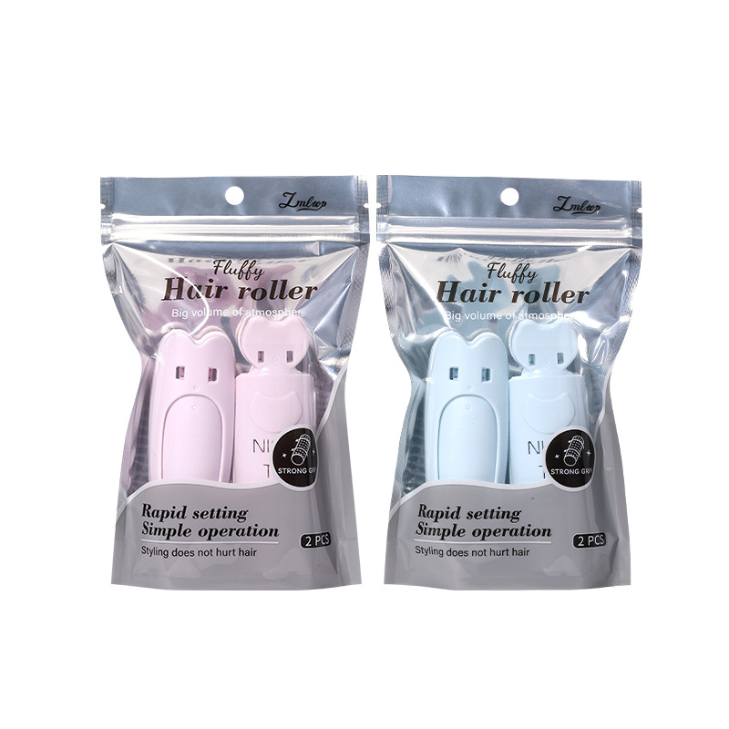 LMLTOP Dispositivo esponjoso de raíz de cabello Clip de flequillo de ocho caracteres de aire Clip de pico de pato Combinación de rizador de 2 piezas SY145