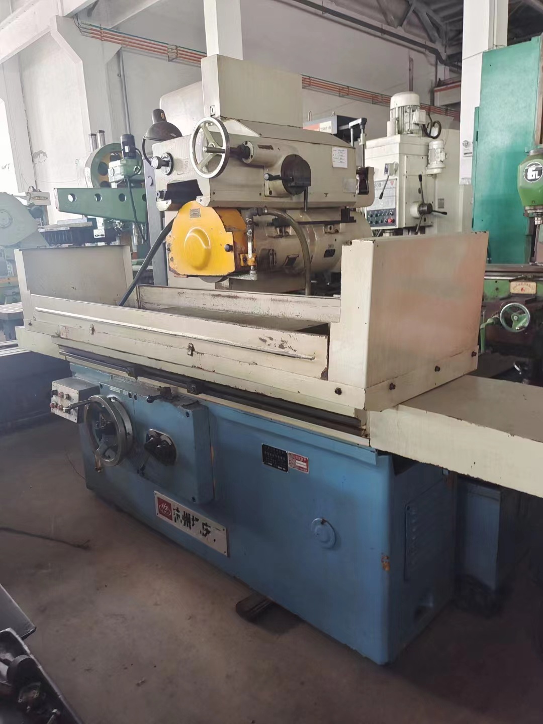 处理二手杭州M7140H卧轴矩台平面磨磨削高度400