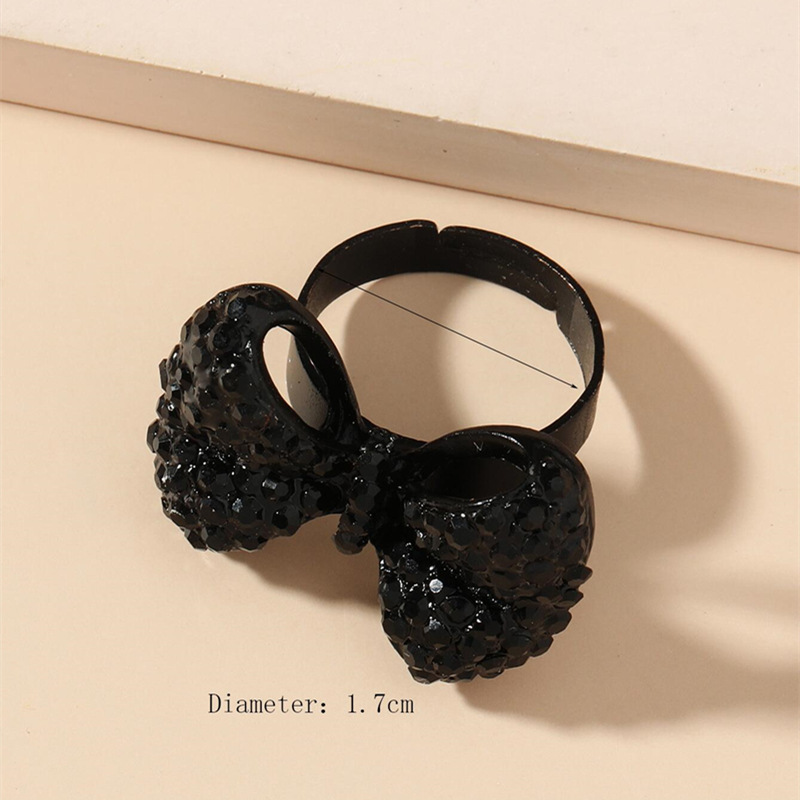 Retro Classic Opening Adjustable Ring Simple Creative Cute Cartoon Bow Ring display picture 2