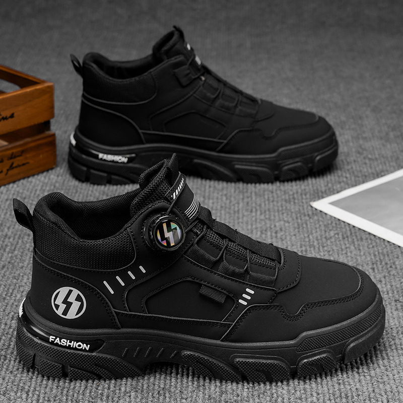 Zapatos de hombre 2026 nueva primavera alta resistencia al desgaste Martin botas de hombre estilo británico casuales botas antideslizantes