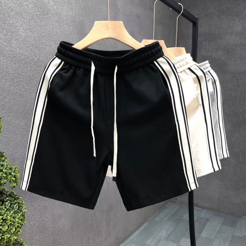 American Sports Shorts Men's Summer Casual Mid-length Pants Loose Pants for Boys Fashion Brand Five-length Pants for Men