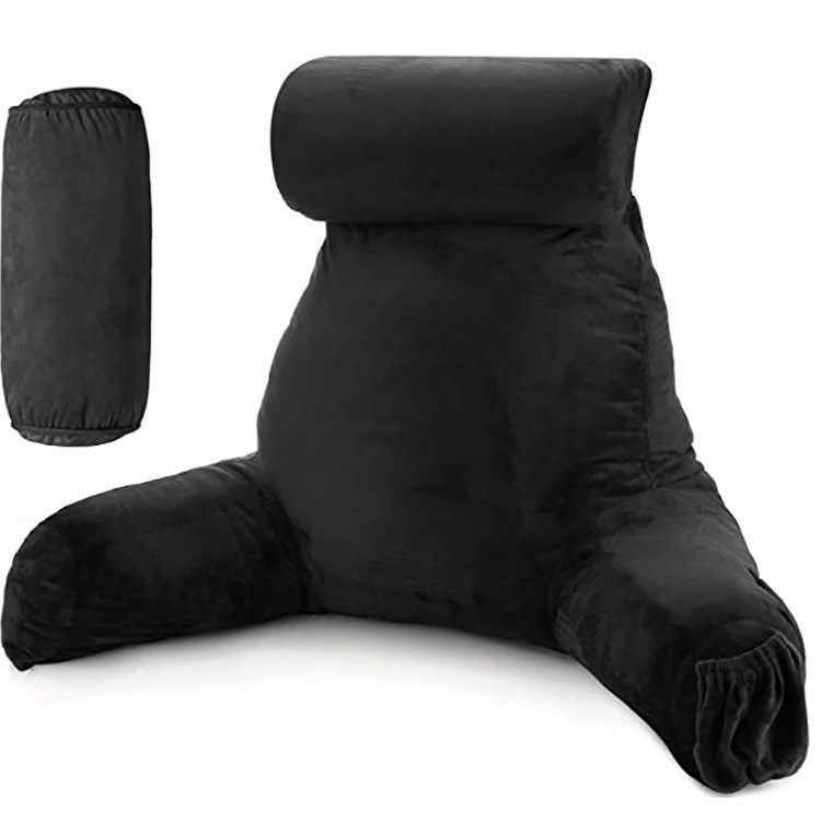 Suministro directo de fábrica de almohadas de espalda de Amazon transfronterizas, almohadas de lectura, esponjas rotas súper suaves, relleno de dos almohadas pequeñas