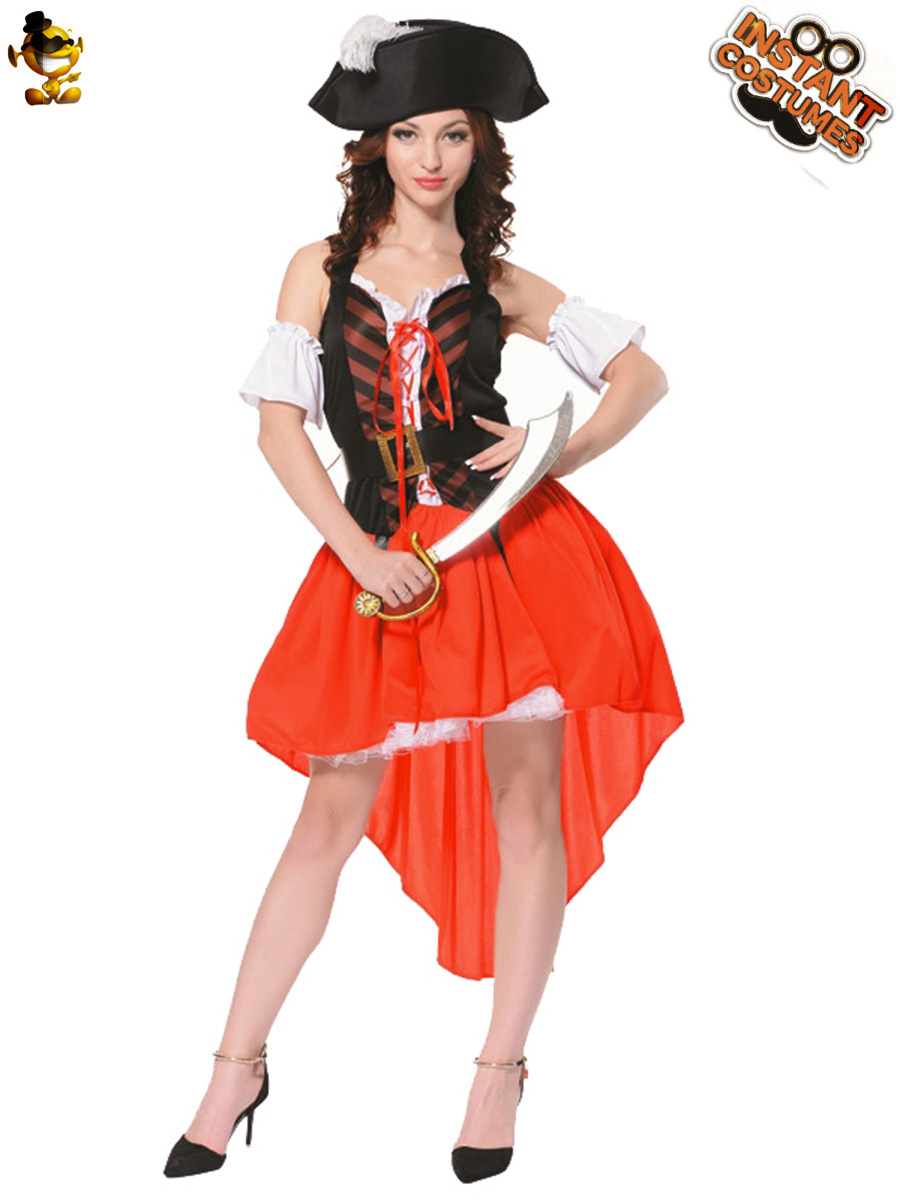 Ropa de fiesta de piratas de Halloween ropa de cosplay ropa de rendimiento de etapa ropa de Carnaval de disfraces