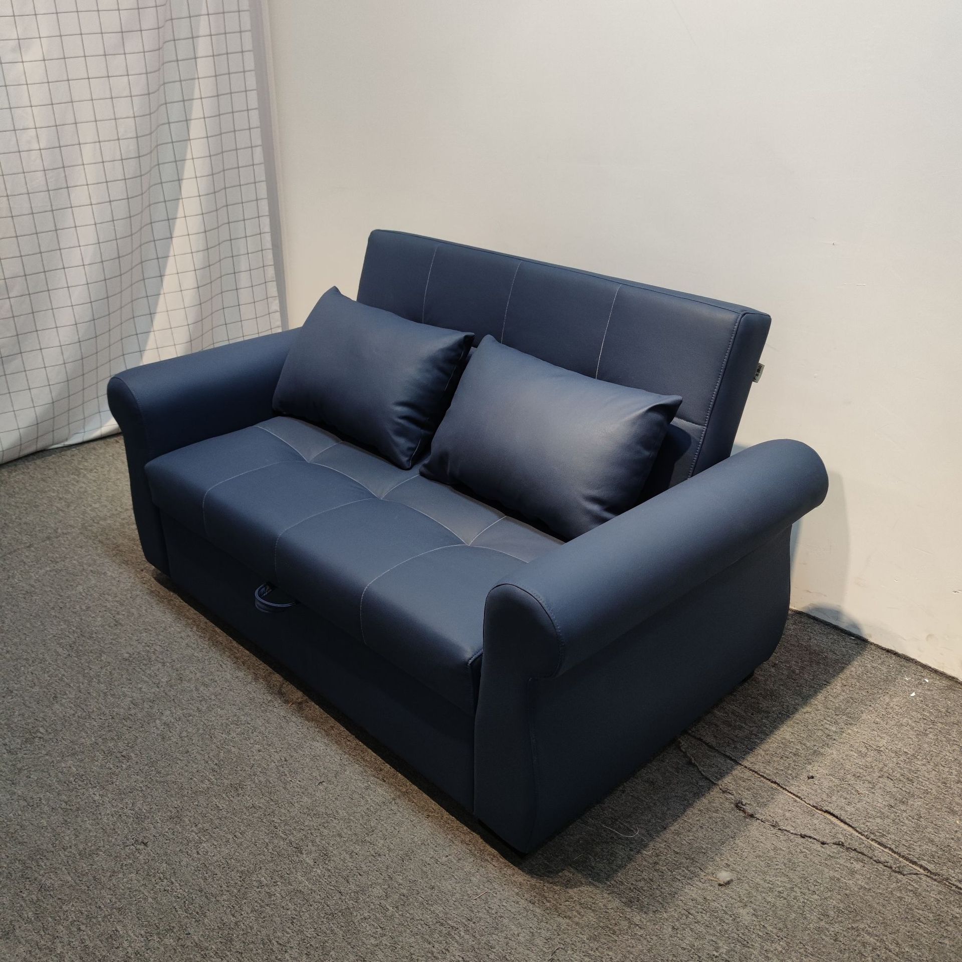 Sofá cama plegable multifuncional de casa pequeña para apartamentos de sala de estar de doble uso sin lavado tecnología de peinado de tela