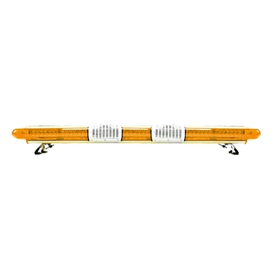 Car LED Roof Long Strip Warning Light Red Blue Yellow Strobe Light 1.66m MP3 Siren Dual Horns 2000H