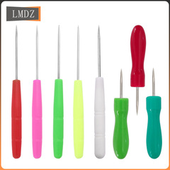 Colorful plastic awl, straight head mini awl, drill, straight shoe awl, drill DIY tool drill