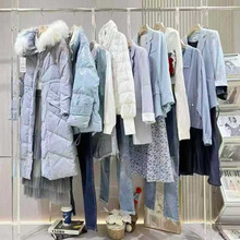 拉25秋冬款谷谷简约高级感连衣裙外套上衣裤裙实体店直播尾货批发