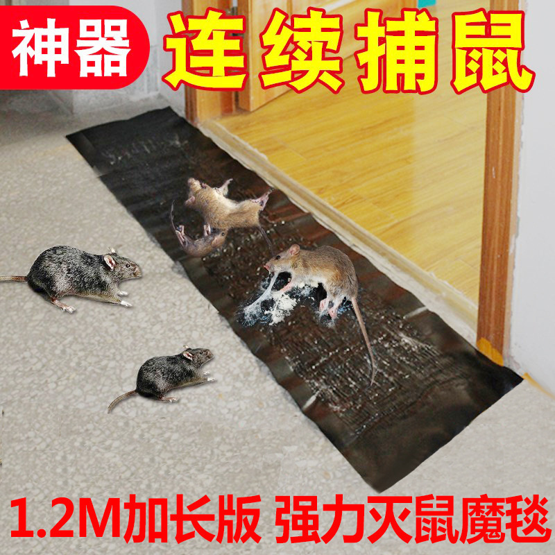 拡張ネズミ殺しマジックカーペット粘着マウスカーペット 1.2m 強力な接着剤ネズミ捕獲トラップ粘着マウスステッカーホーム大型粘着マウスボード|undefined