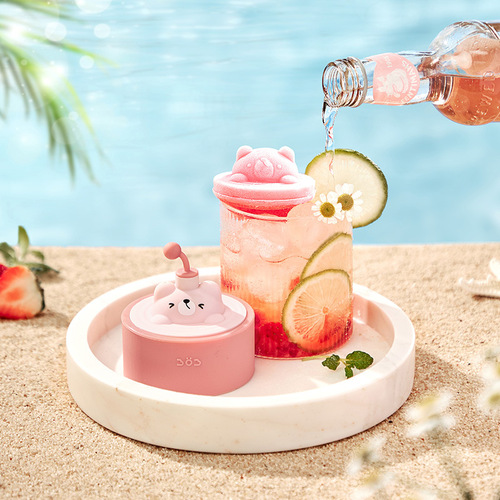 Ice cube mold silicone ice box food grade food supplement freezer refrigerator ice tray household ice cream mold with lid