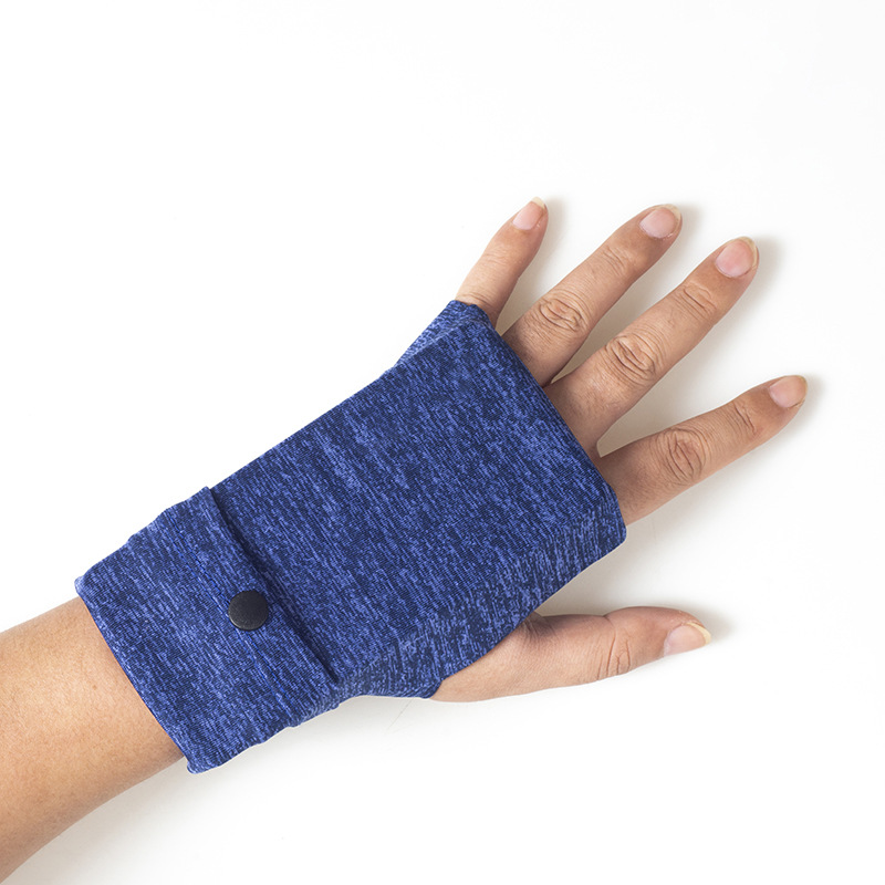 Nueva moda deportes brazo bolsa al aire libre correr teléfono móvil bolsa hombres y mujeres corriendo maratón bolsa de mano guante de seda de hielo bolsa