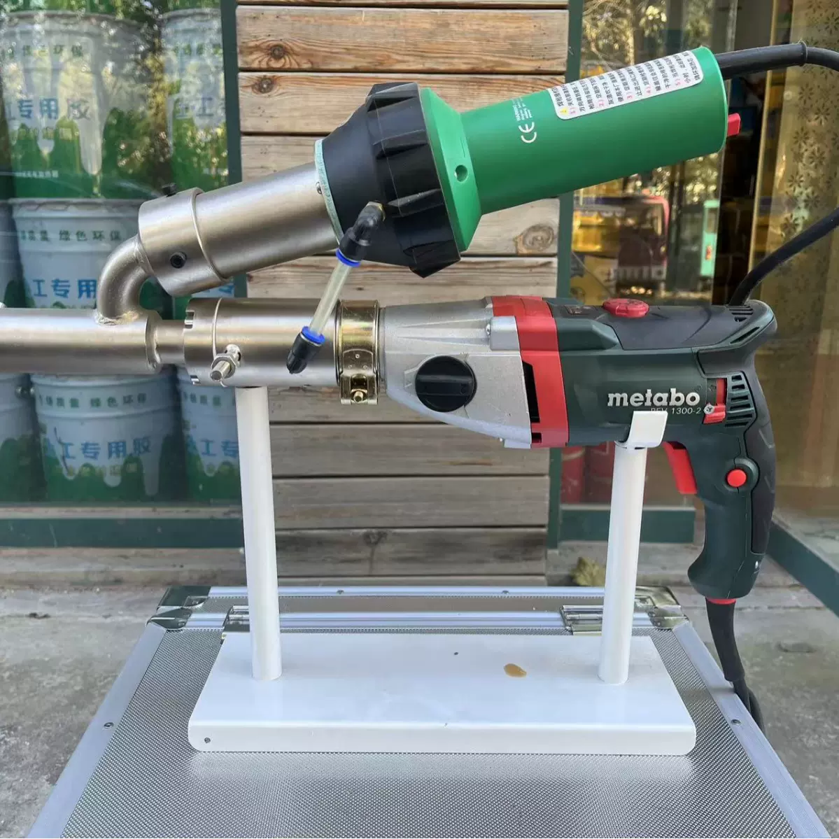 塑料挤压焊枪 双极加热塑料挤压焊枪莱斯特塑料挤出式焊接机