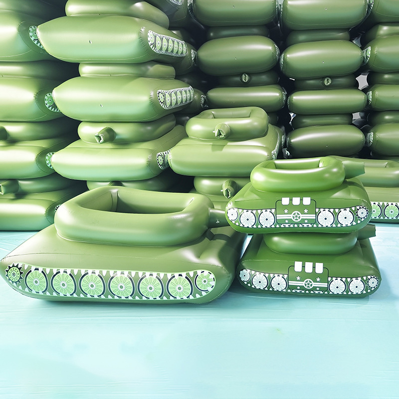 [en stock] en stock infláble rociador de agua contra el tanque de batalla piscina al aire libre para padres e hijos artículos de entretenimiento junto al mar piscina de verano