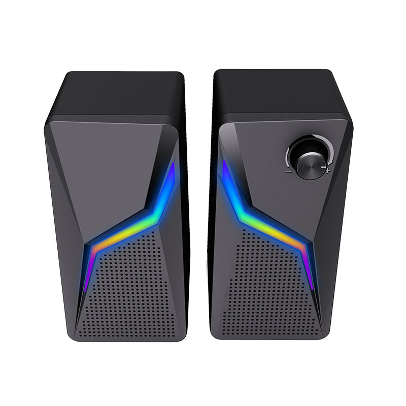 オーディオ卸売り2.0デスクトップコンピュータマルチメディアデスクトップusbノートパソコンのスピーカーrgb自慢ライトコンピュータオーディオ|undefined