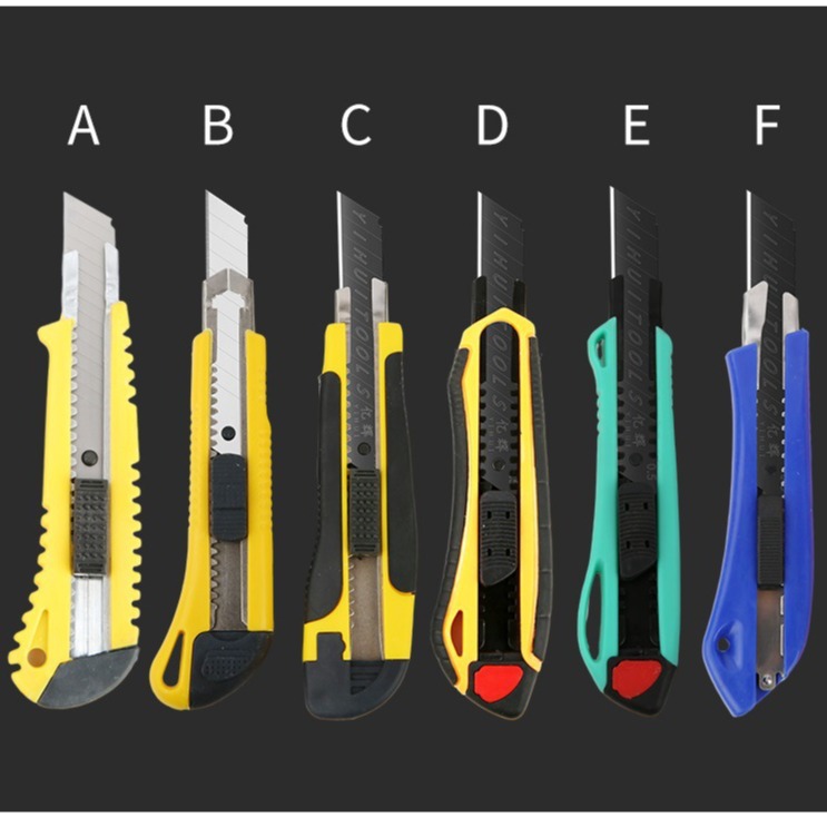 Fabricantes de múltiples modelos 18mm cuchillo de arte cuchillo de corte de papel cuchillo de usos múltiples herramienta de grado industrial cuchillo