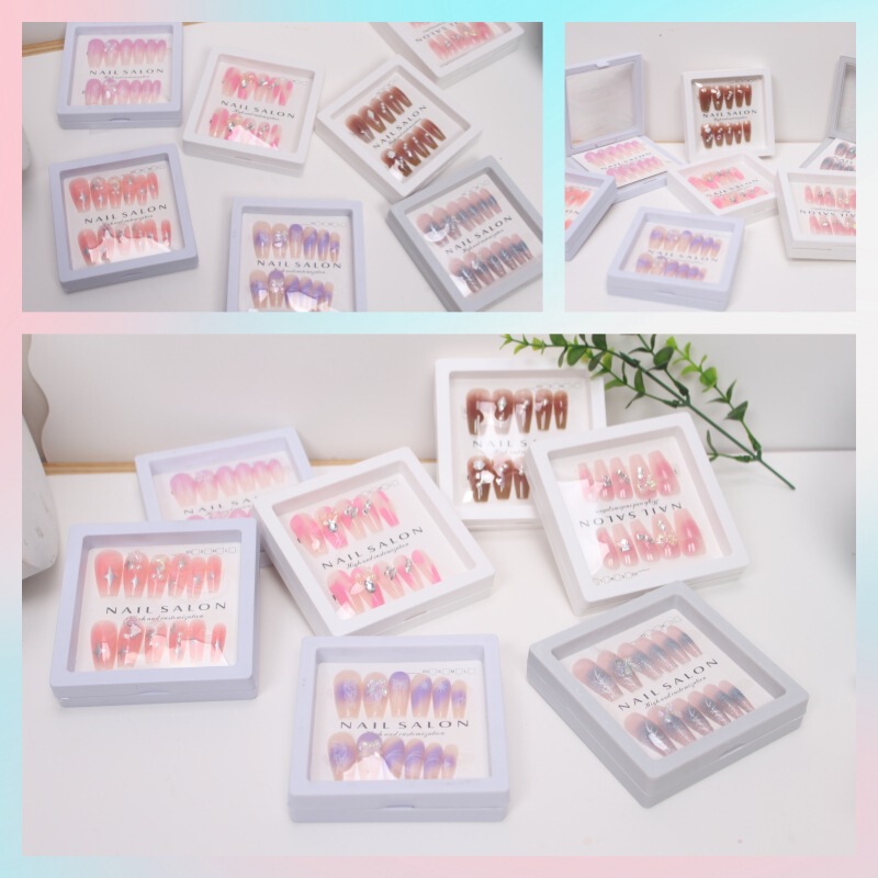 Pure desire butterfly nail art patch wear a high sense of long short white nail art style complete factory wholesale Pure desire butterfly nail art patch wear a high sense of long short white nail art style complete factory wholesale