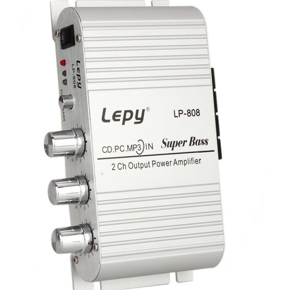 Усилитель Lepy LP-808 серебристый