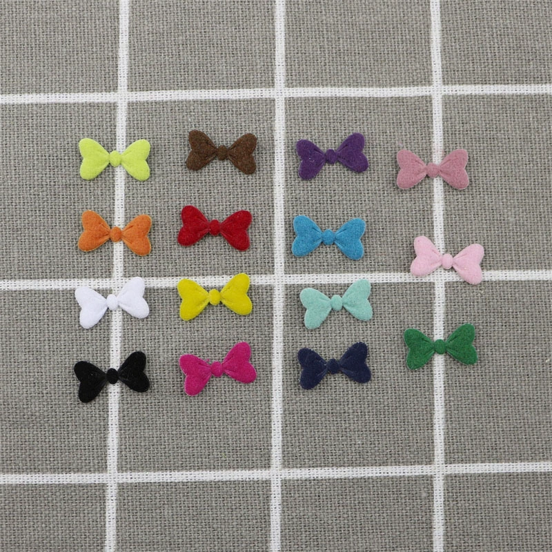 1.5cm Флокировка ткани бант ювелирные аксессуары diy аксессуары аксессуары для волос аксессуары аксессуары для одежды обувь носки аксессуары