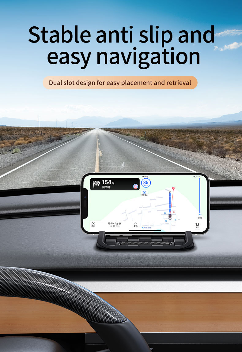 Cross-Border Hot-Selling Car Dashboard Parking Sign, Dashboard Phone Holder, Multi-Functional Anti-Slip Mat