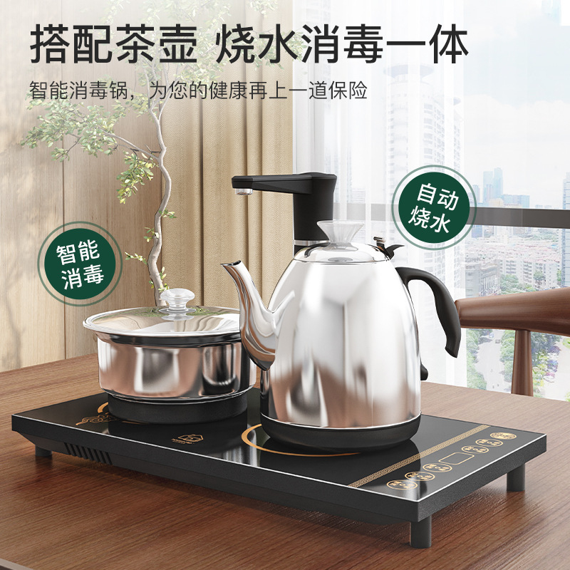 Balcón pequeña mesa de té y silla combinación sala de estar mesa de té de Kung Fu mesa de té Mesa integrada mesa de té móvil hogar pequeña mesa de té
