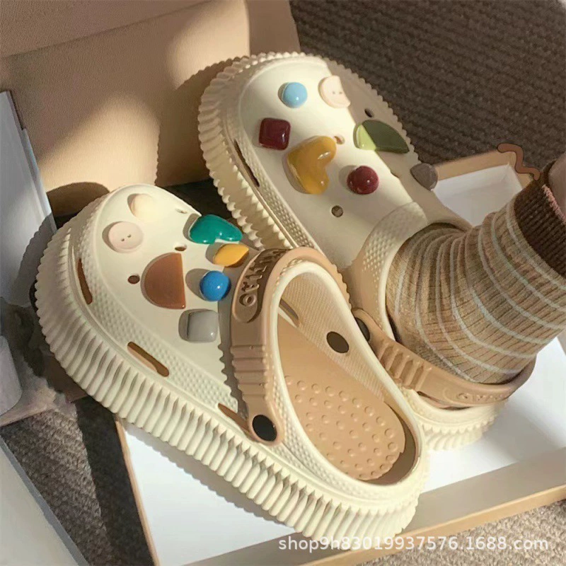 Стильная летняя обувь на платформе, пляжные сандалии, шлепанцы, мягкая подошва