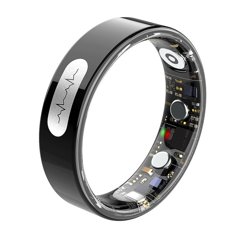 Smart ring, sports thermometer, tracks heartbeat, monitors oxygen level