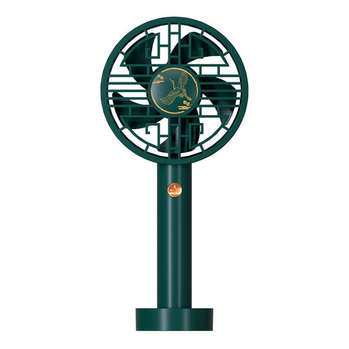 Guochao style small electric fan usb charging student handheld desktop small fan holiday gift factory direct sale