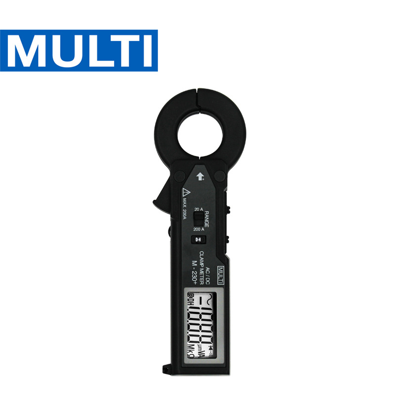 日本万用MULTI M-230+高精度数字钳形漏电电流表M-240+交直流钳形