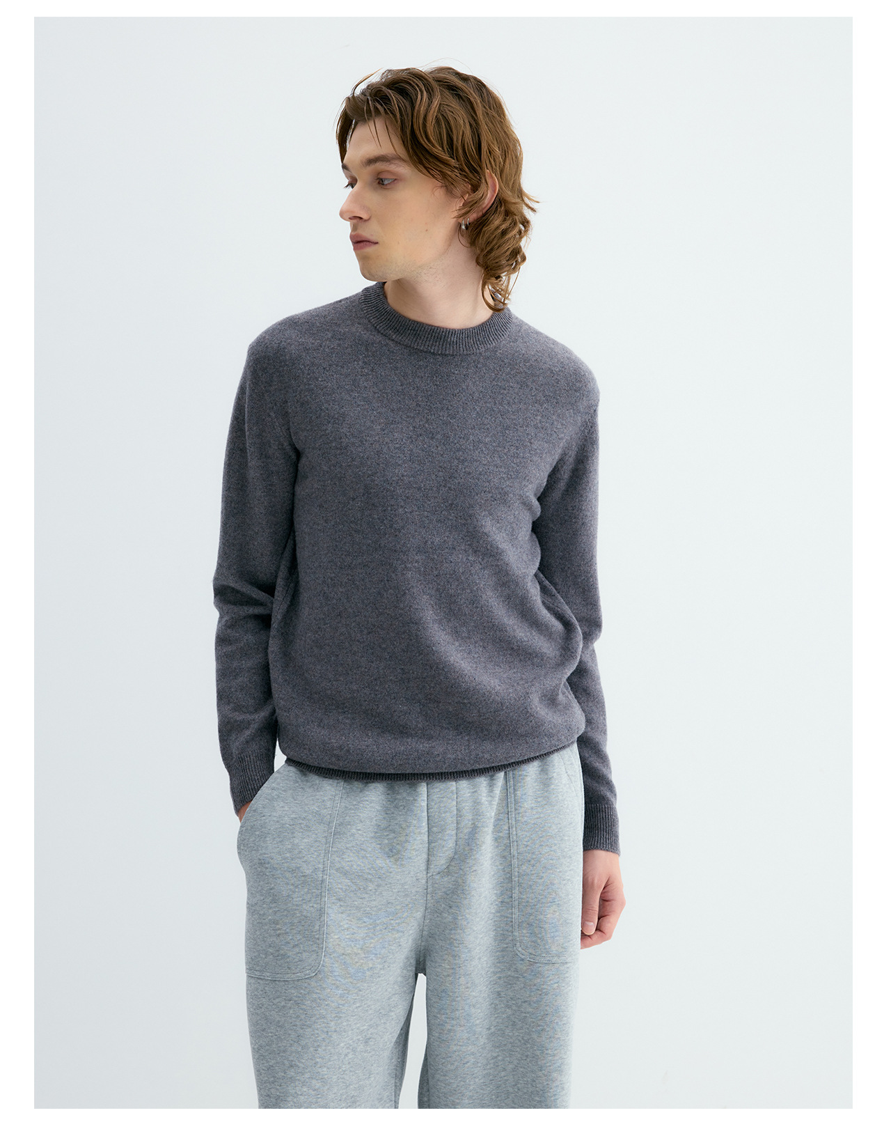 UNF Merino Wool Half-Turtleneck Sweater