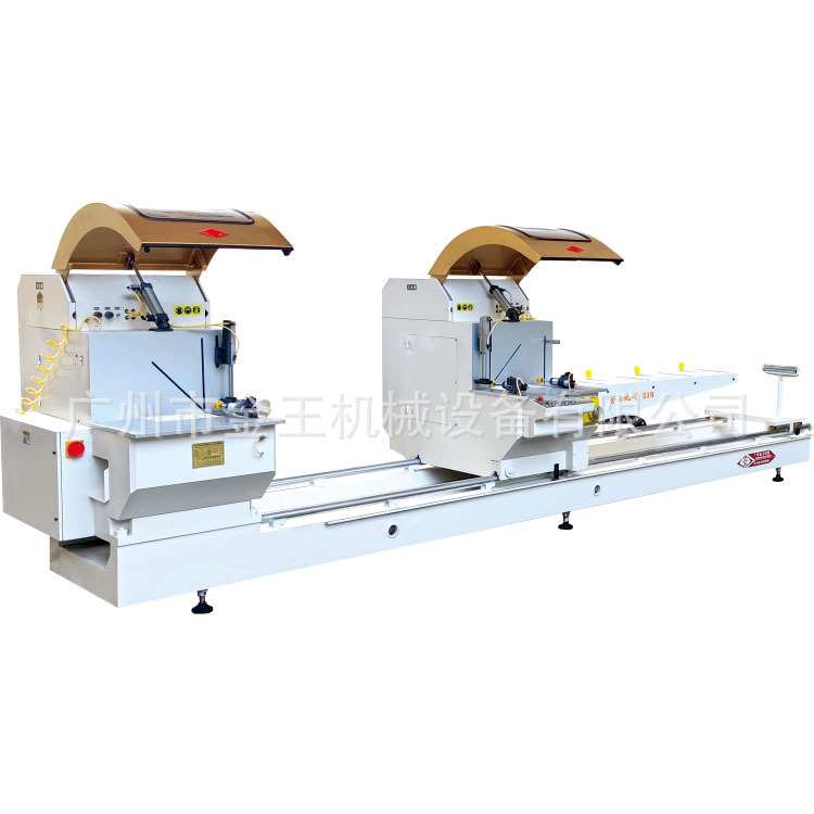 厂家直销 双头切割锯 45度90度双头铝型材切割 铝门窗双头锯 金王