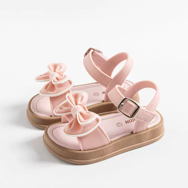 25 girls sandals new princess shoes soft sole fashion versatile college style summer little girl roman shoes wholesale