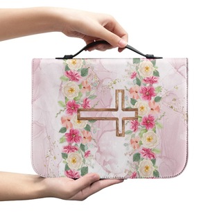 International Station Cross-border Cross Flower Pattern Work Commuter Document Pack Student Book Protection Set Printed