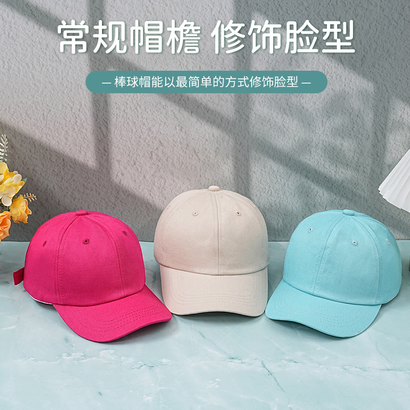 Nuevo sombrero de béisbol de algodón suave para niños, sombrero de moda coreano para niños, niñas, sombrero multicolor de macarón para niños image 4